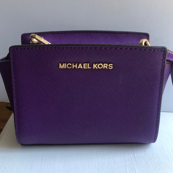 Michael Kors Handbags - Michael Kors Crossbody Purple bag